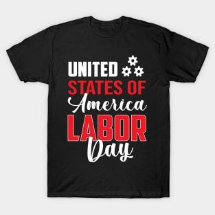 United States Of America Labor Day T-Shirt